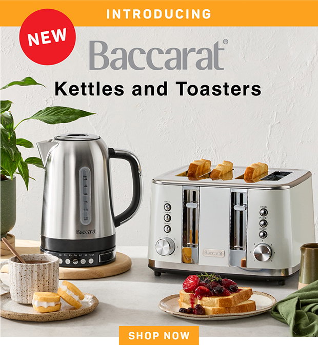 Introducing New Baccarat Kettles & Toasters