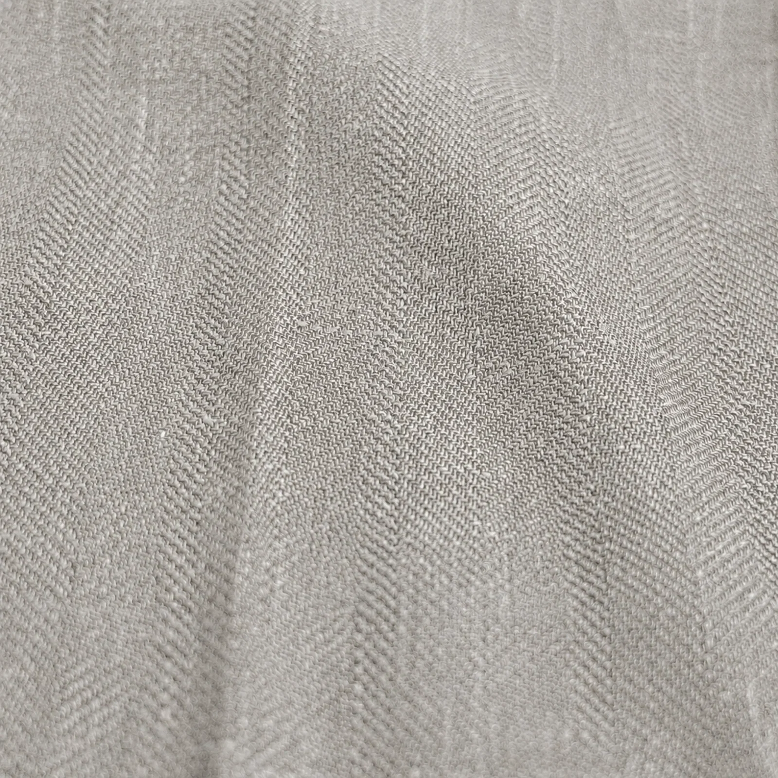 Wool linen silk fabric detail