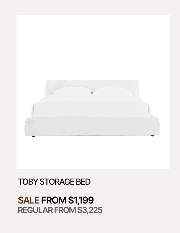 TOBY STORAGE BED - SALE FROM $1,199 - REGULAR FROM $3,225