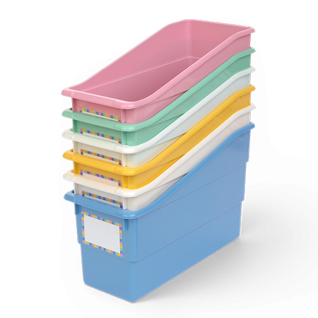 Environments® LucentLuxe™ Easy Label Bin - Yellow