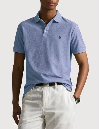 Honeycomb Textured Polo Shirt
