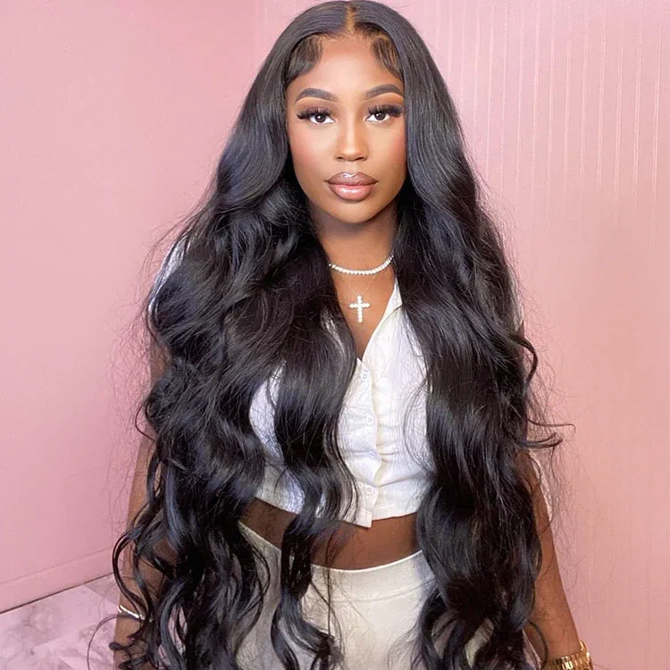 Special offer | 30inch = $199 Megalook 30inch Long 13x4 Transparent Lace Frontal Wigs Pre-plucked Natural Hairline Breathable Airy Cap Human Hair Wig