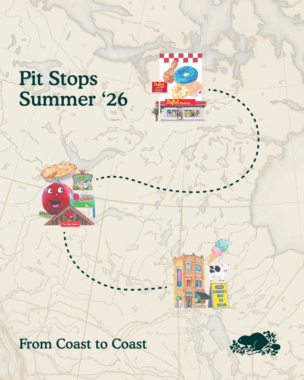 Pit Stops Summer 26. From Coast to Coast