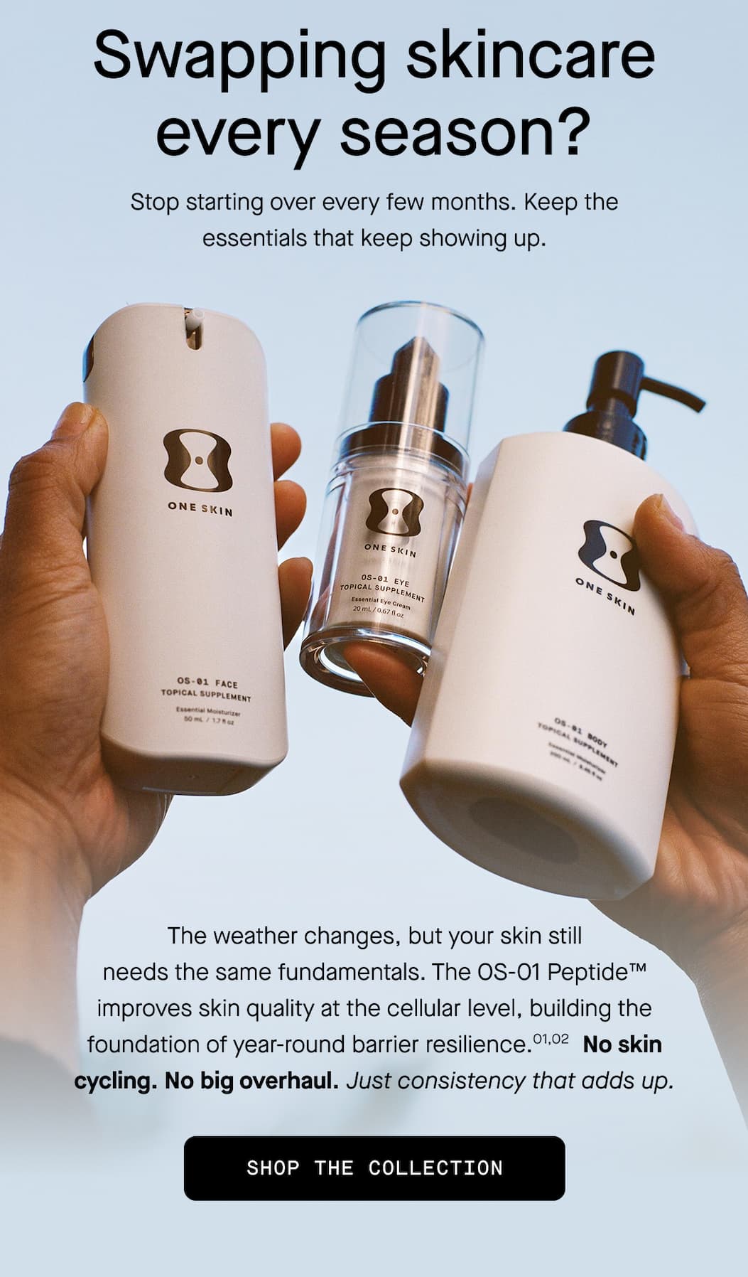 Swapping skincare every season?