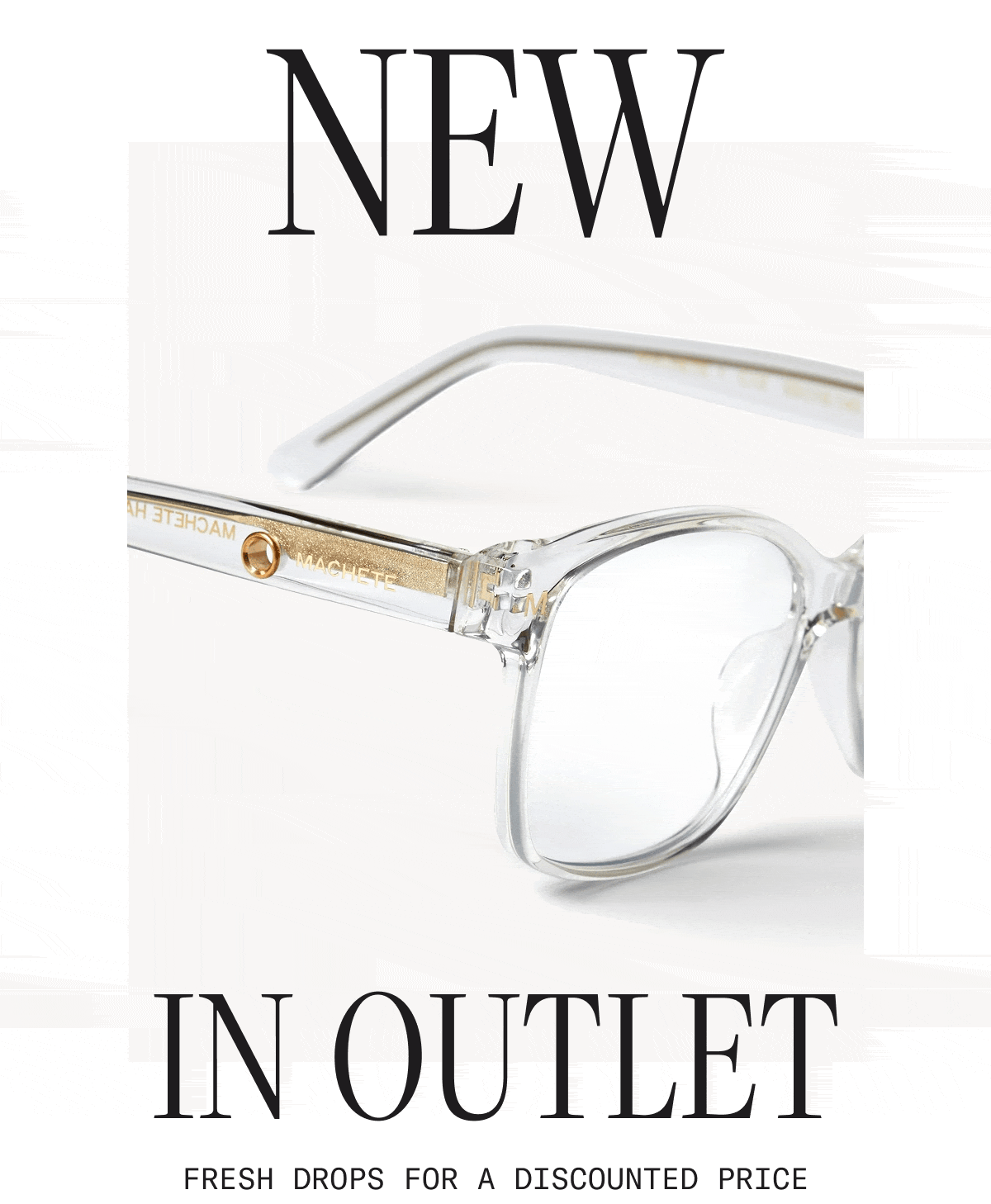 new in Outlet Fresh drops for a discounted price