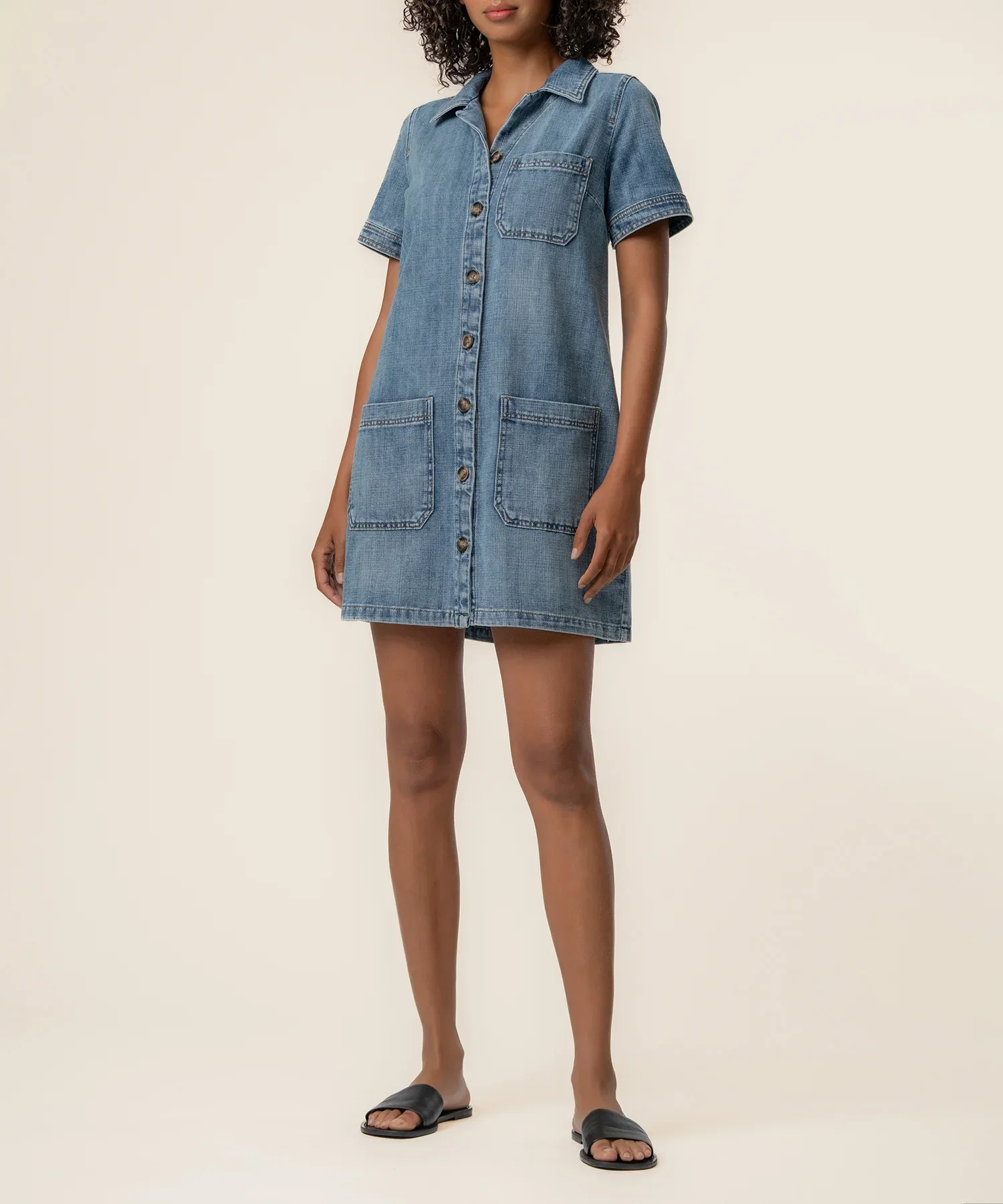 Image of Parker Denim Dress, Exclusive in Unfailing Wash