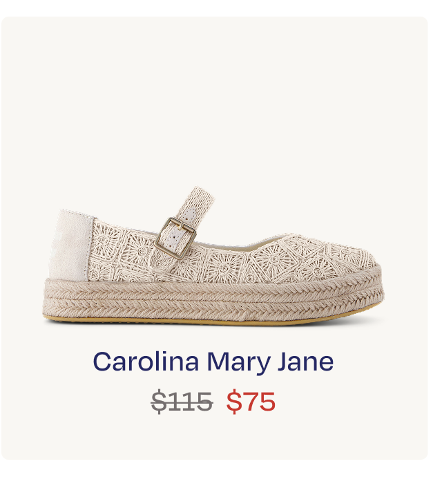 Carolina Mary Jane Espadrille