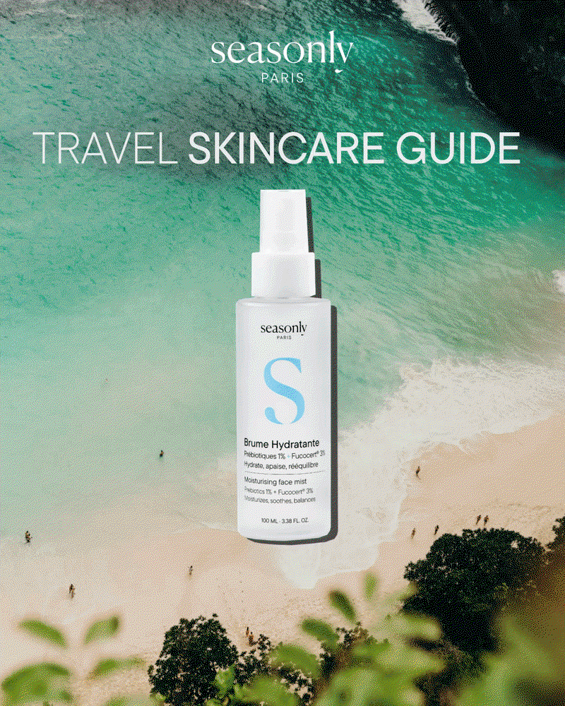 Seasonly, Travel Skincare Guide 