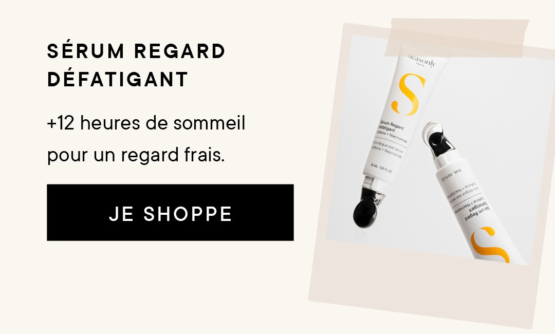 Sérum Regard Défatigant : +12 heures de sommeil pour un regard frais.