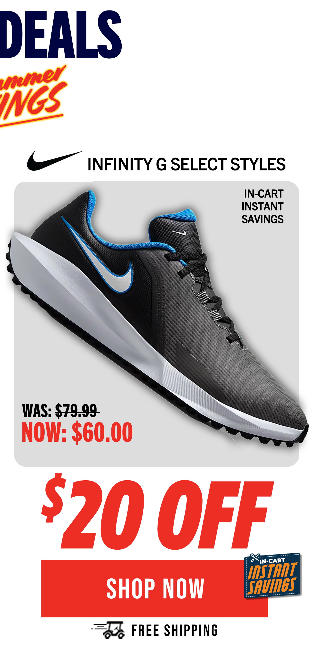 Nike Infinity G Golf Shoes | ON SALE