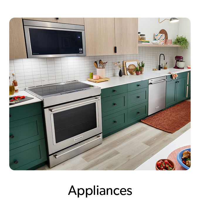 Click to shop Appliances
