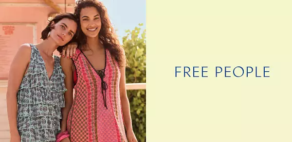 Two girls in dresses. Free people.
