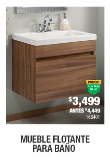 Mueble flotante para baño 
