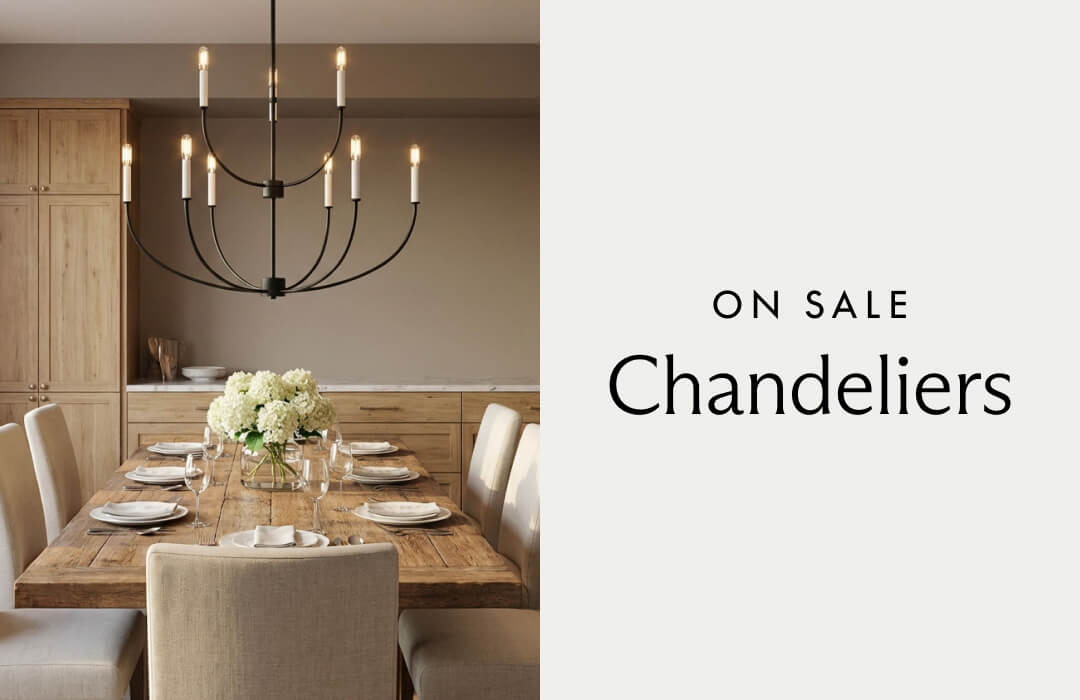 On Sale. Chandeliers.