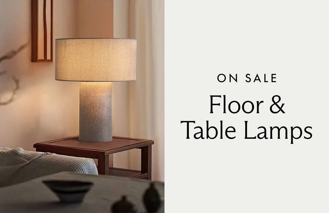 On Sale. Floor & Table Lamps.