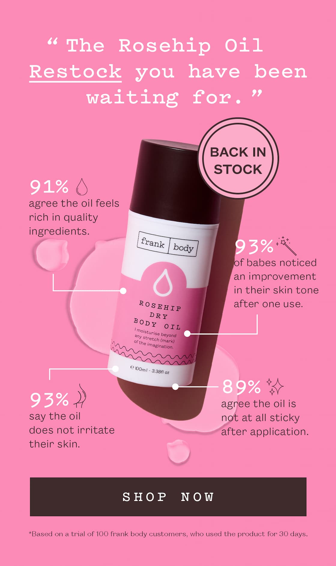 Rosehip Dry Body Oil