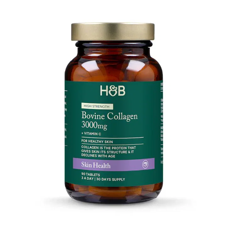Holland & Barrett Colágeno Bovino 3000mg con Vitamina C Alta Potencia