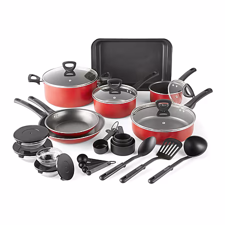 Image of Cooks 30-pc Aluminum Non-Stick Cookware Set