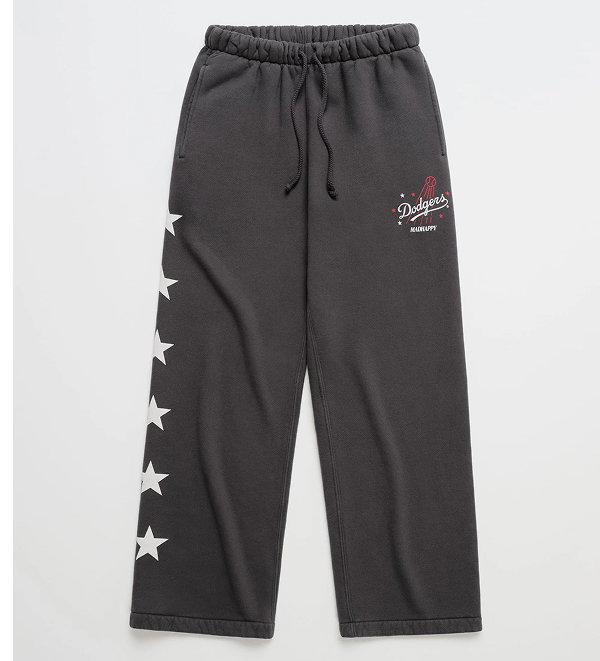 Dodgers Heart Fleece Sweatpant - Noir