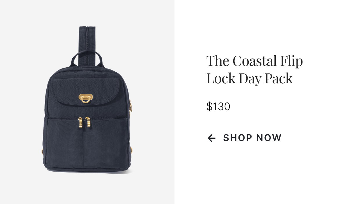 THE COASTAL FLIP LOCK DAY PACK. SHOP NOW