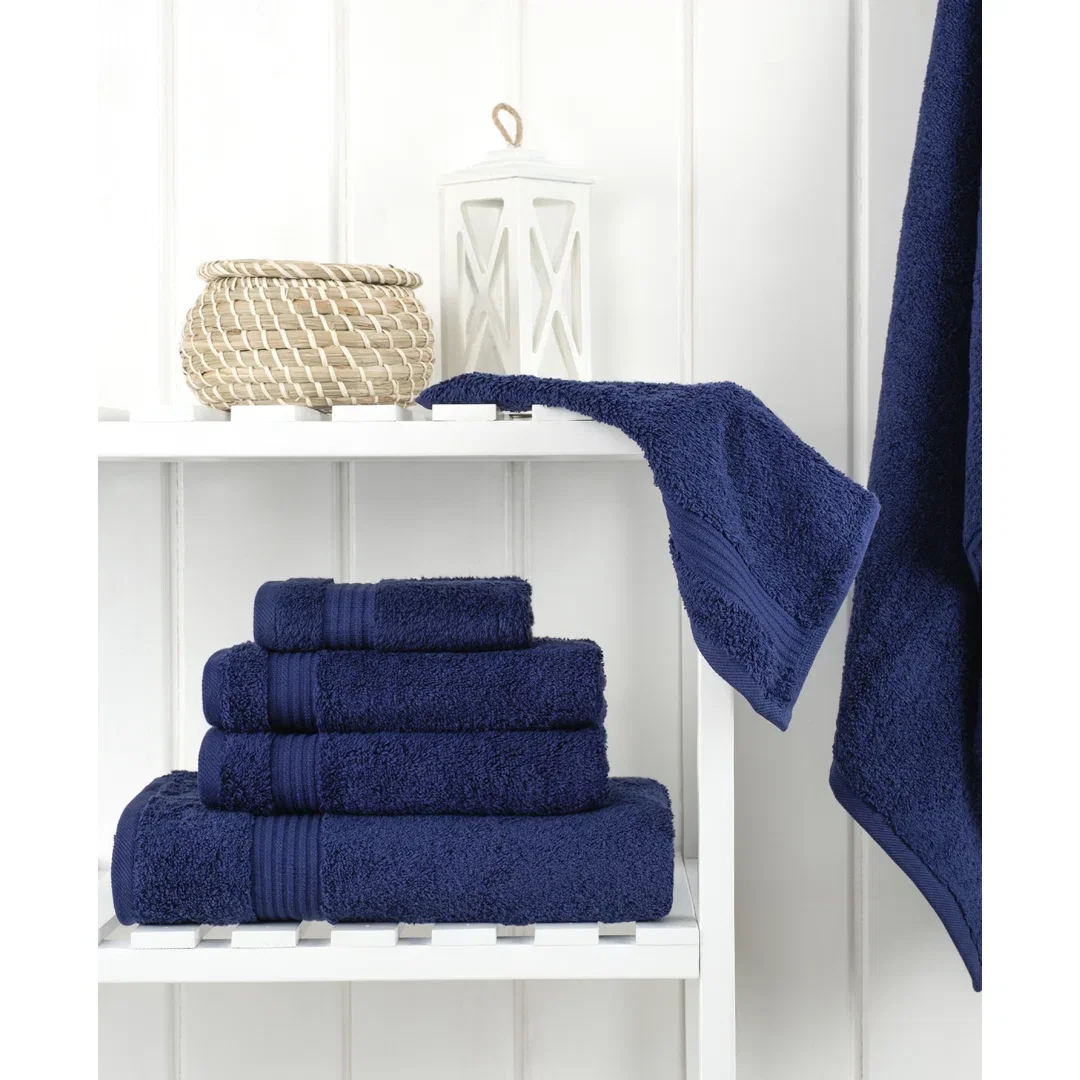 100% Cotton Luxury Turkish 6 Piece Bath Towel Set, Super Soft and Absorbent