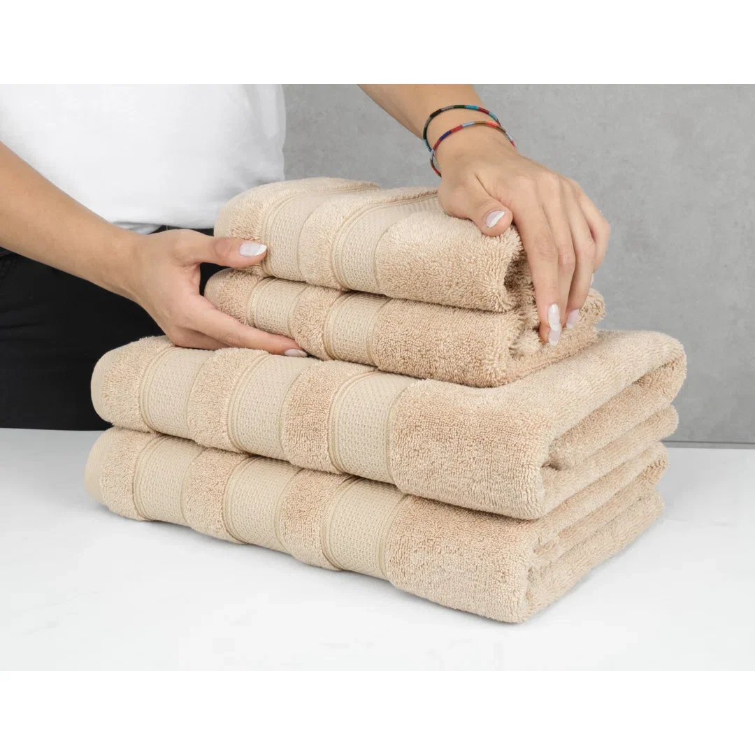 Karani Luxury Extra Soft 100% Cotton 6 Piece Bath Towel Set