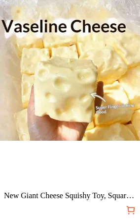 New Giant Cheese Squishy Toy...