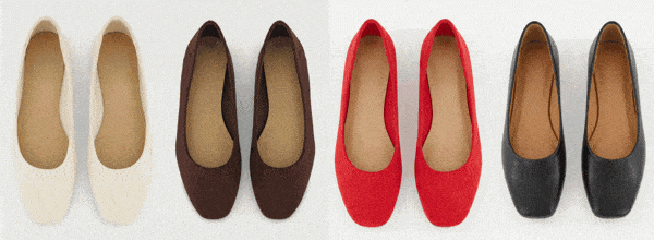 Shop Square Toe Ballet Flats