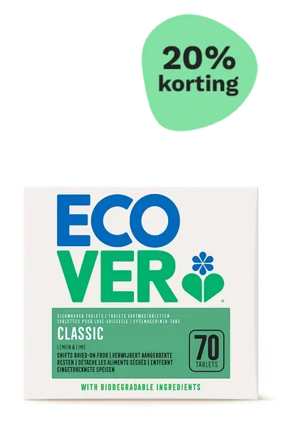 Ecover vaatwastabletten – 20% korting