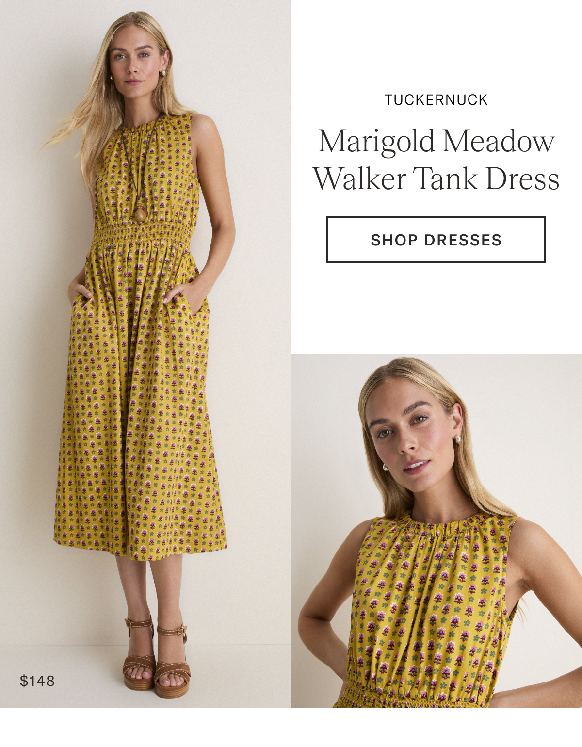 Marigold Meadow Walker Tank Dress
