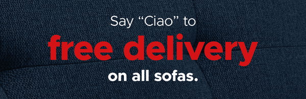 free delivery on all sofas