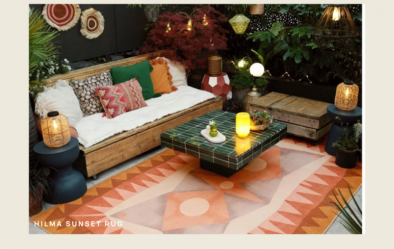HILMA SUNSET RUG