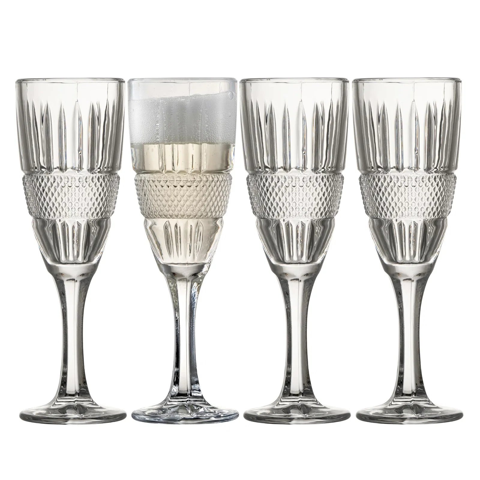 Image of Galway Crystal Eyre Flute Set of 4