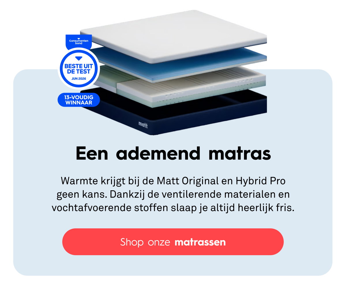 Een ademend matras