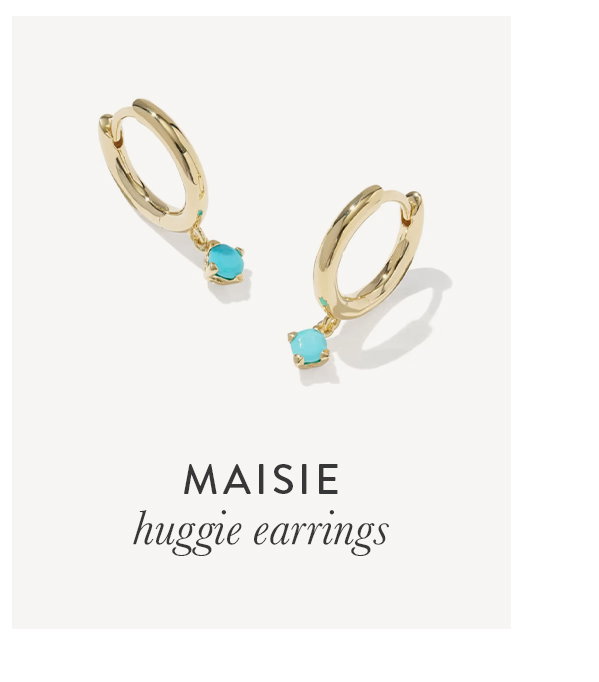 Maisie 18k Gold Vermeil December Huggie Earrings