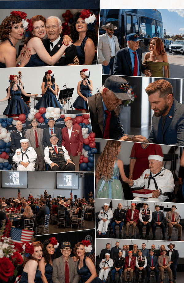 Memorable moments from a veteran appreciation ceremony and celebration