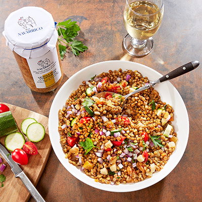 Pardina Lentils with Vegetables