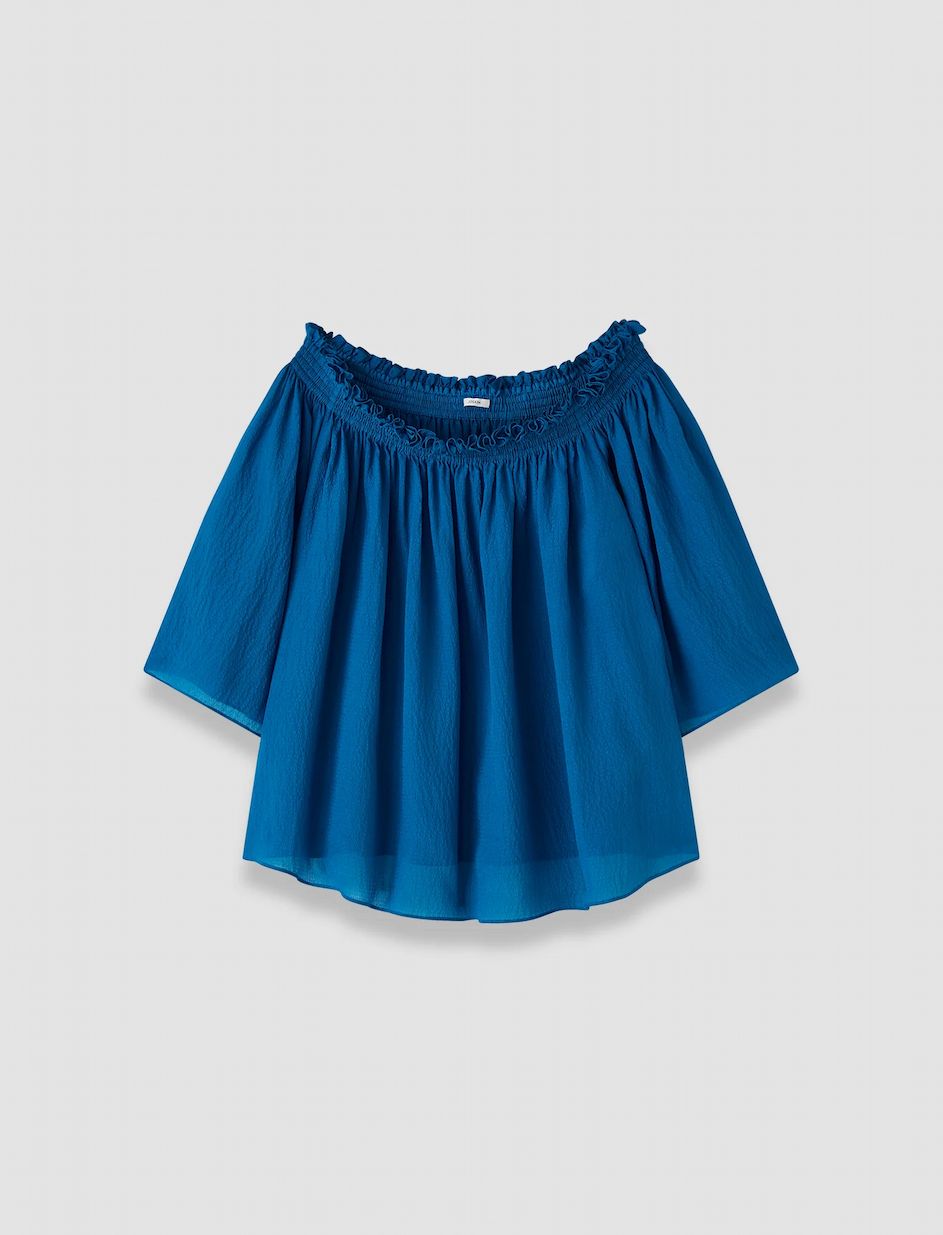 Emi Textured Silk Top