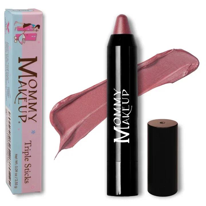 Mommy Makeup Triple Sticks Lipstick in Daisy Glow