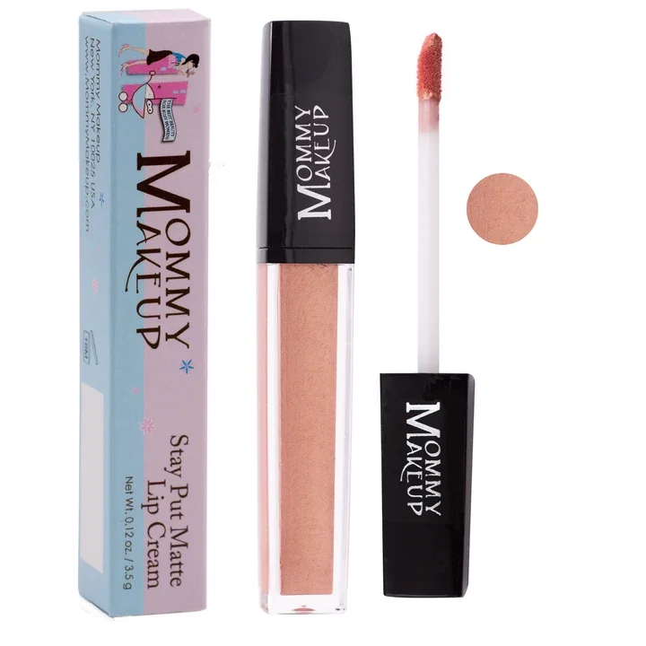 Mommy Makeup Stay Put Matte Lip Cream in Farrah