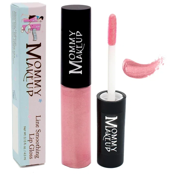 Mommy Makeup Line Smoothing Lip Gloss in Pinkalicious