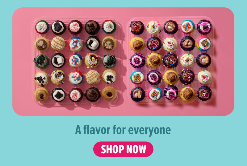 A flavor for everyone! Shop the All the Flavors cupcake 50-Pack now.