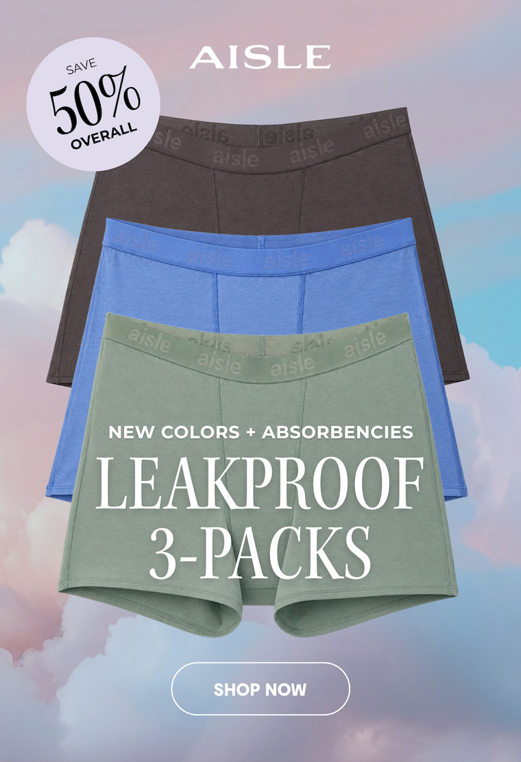 NEW LEAKPROOF 3-PACKS | SAVE 50% OVERALL