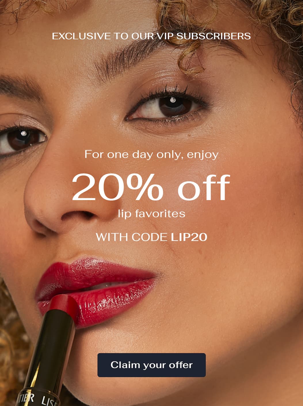 20% off lip favourites