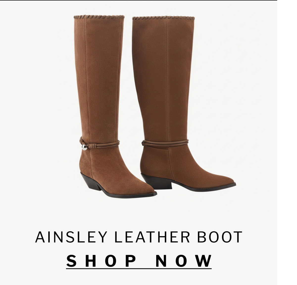 AINSLEY LEATHER BOOT SHOP NOW