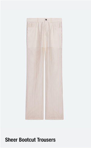 Sheer Bootcut Trousers