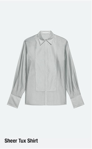 Sheer Tux Shirt