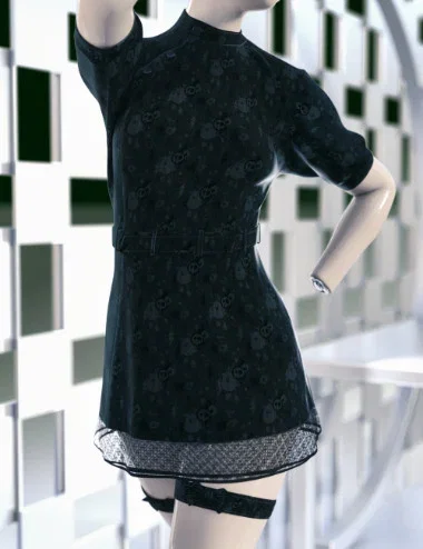 dForce Night Wanderer Outfit for Genesis 9