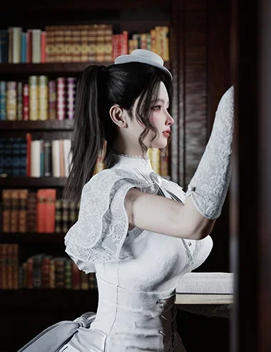 Noki Fluffy Twin Ponytail for Genesis 9