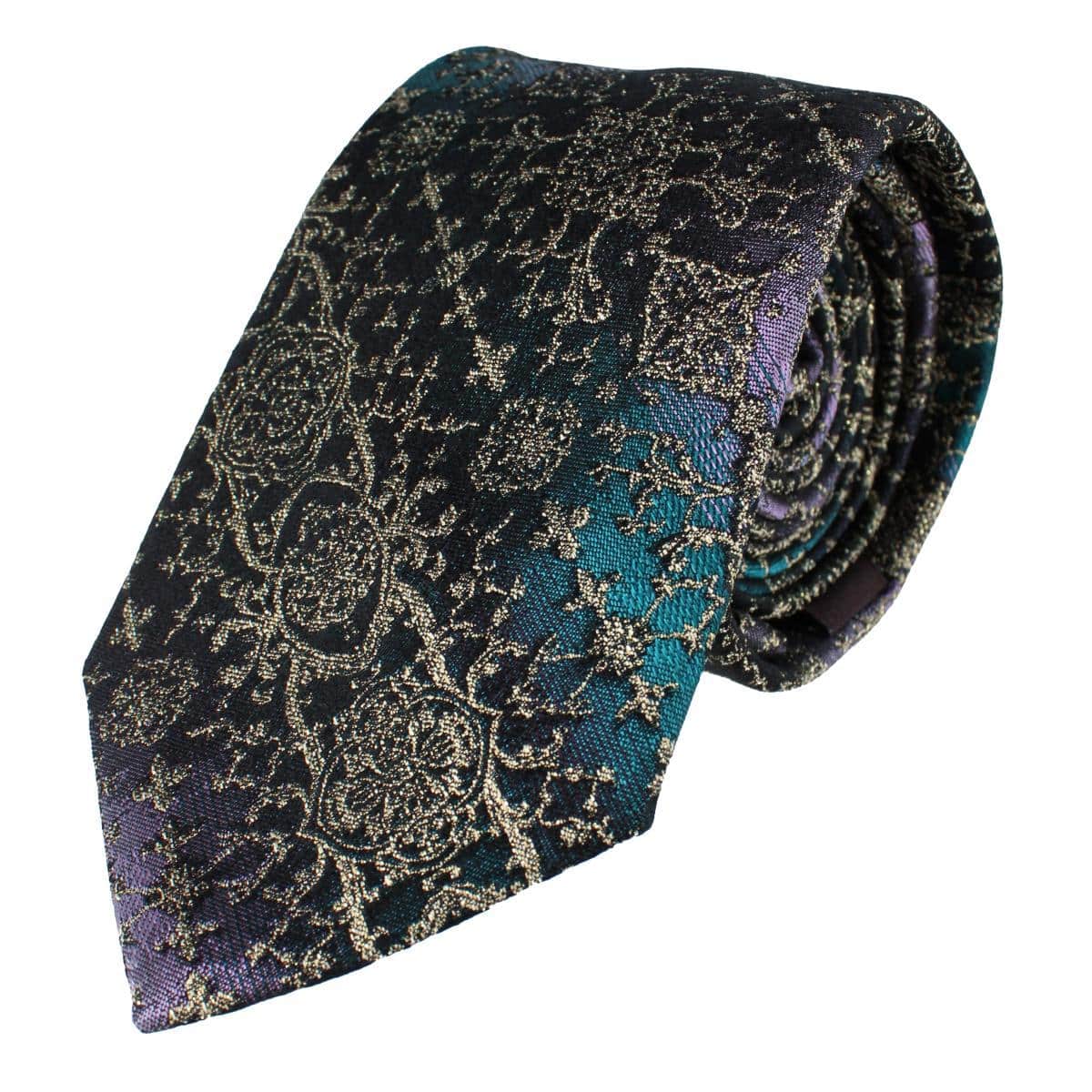 Image of The Spellbound Brocade Novelty Silk Necktie